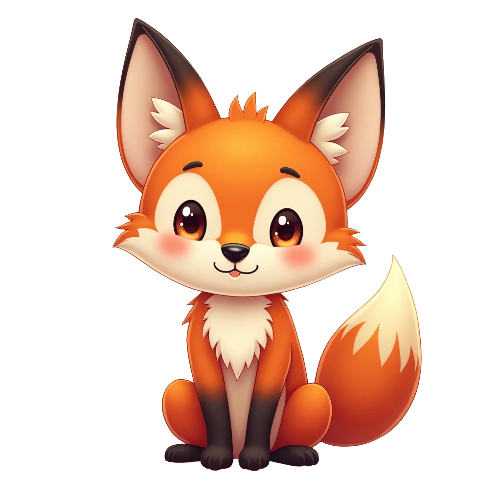 Cute Cartoon Fox